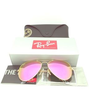 Pink Aviators Sunglasses